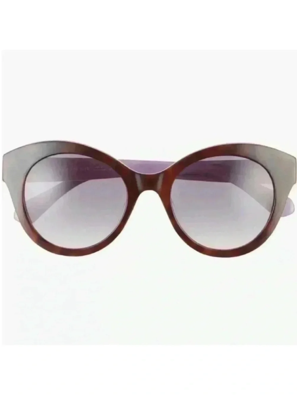 Kate Spade Karleigh 51mm Cat Eye Sunglasses in Havana/ Plum NWT